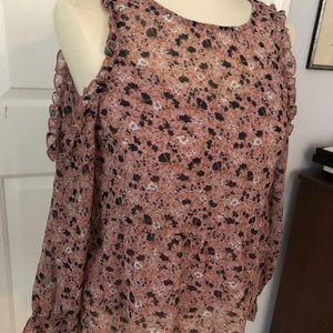 American Eagle Ladies Cold Shoulder Blouse Shirt